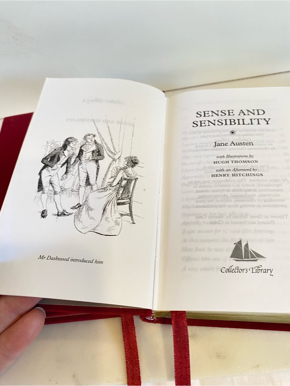 Collectors Library Set Of 2 Brontë Sisters Books Pocket Sized Red Fabric Bound - Picture 11 of 15